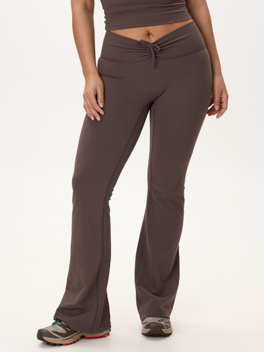 Permission Tie Waist Flare Legging